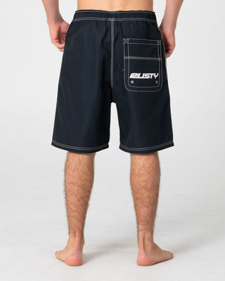 Man wearing Flip Daddy Boardshort in Black 4