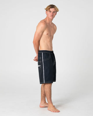 Man wearing Flip Daddy Boardshort in Black 4