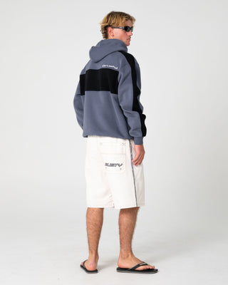 Man wearing Flip Daddy Boardshort in Cream