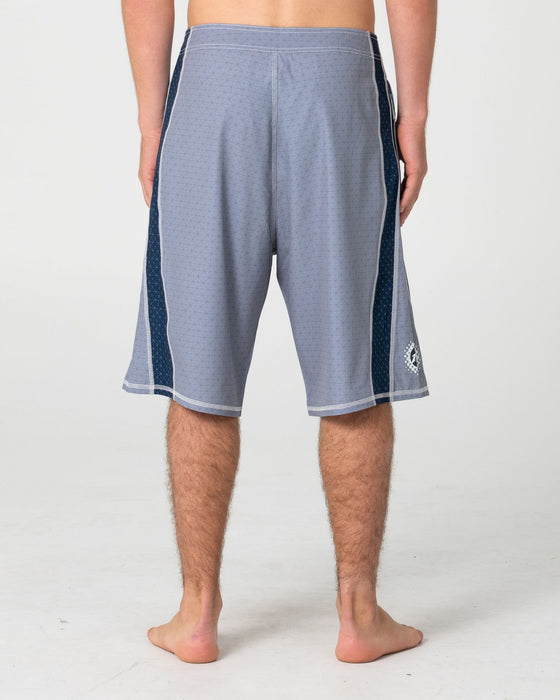man-wearing-cybernate-fixed-waist-boardshort-in-stone-grey