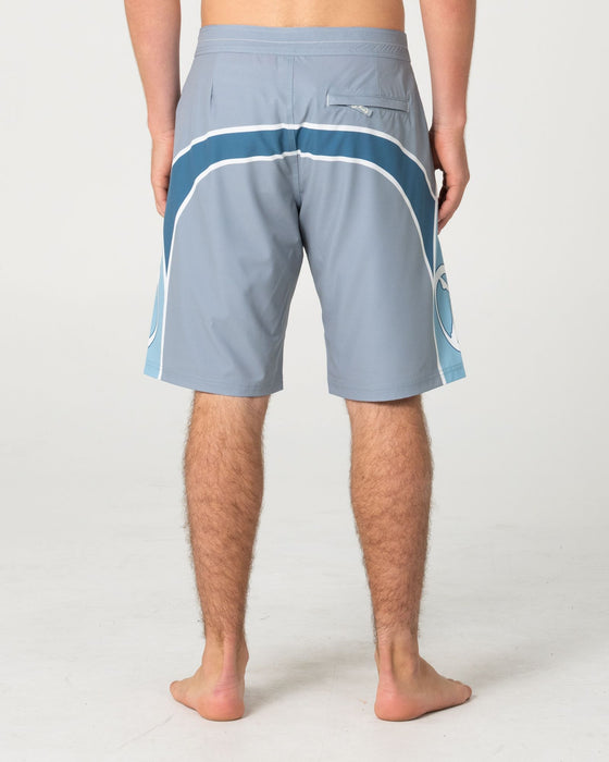 man-wearing-griffin-fixed-waist-boardshort-in-stone-grey