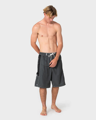 Man wearing Ventilator Hybrid Waist Boardshort in Army Green