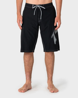 Man wearing Competition Revolution 2.0 Boardshort in Black