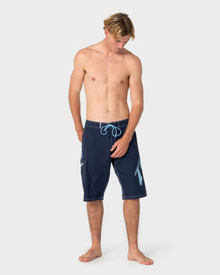 Man wearing Competition Revolution 2.0 Boardshort in Navy Blue