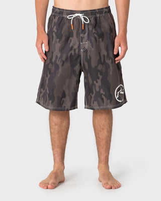 Man wearing Rambo Elastic Waist Boardshort in Camo