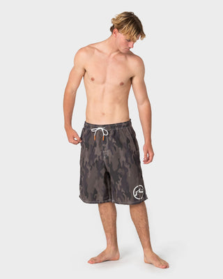 Man wearing Rambo Elastic Waist Boardshort in Camo