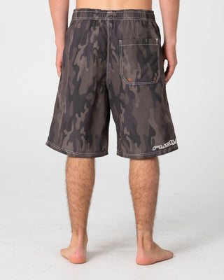 Man wearing Rambo Elastic Waist Boardshort in Camo