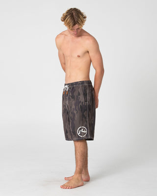 Man wearing Rambo Elastic Waist Boardshort in Camo