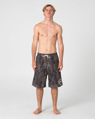 Man wearing Rambo Elastic Waist Boardshort in Camo