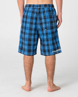 Man wearing Rambo Elastic Waist Boardshort in Navy Blue