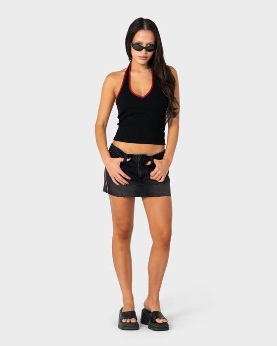 woman-wearing-halley-halter-top-in-black
