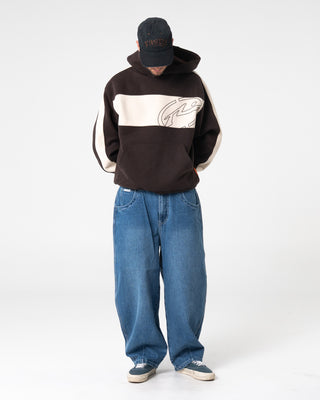 Man wearing Kill Switch Hooded Fleece in Java