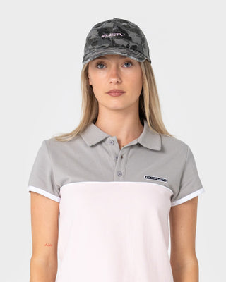 Womens Ammo Camo 6 Panel Cap in Grey Camo 1