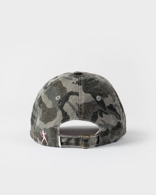 Womens Ammo Camo 6 Panel Cap in Grey Camo 1