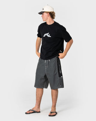 Mens Orbit Cord 6 Panel Cap in Carbon