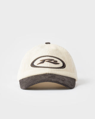 Mens Orbit Cord 6 Panel Cap in Carbon