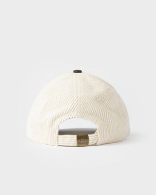 Mens Orbit Cord 6 Panel Cap in Carbon