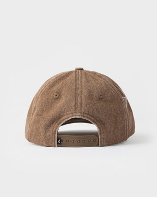Mens Hoodus 6 Panel Cap in Pinecone