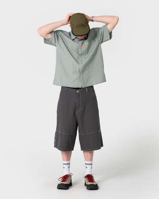 mens-bright-light-nylon-5-panel-cap-in-army-green