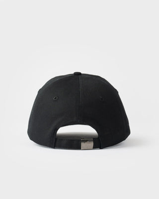 Mens Black List Dad Cap in Black