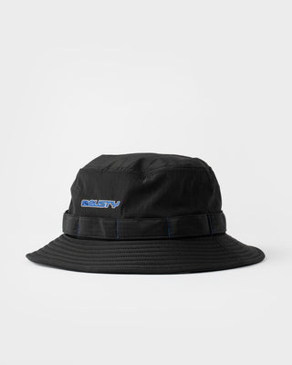 Mens Stringer Bucket Hat in Black