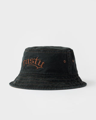 Mens Scream Reversible Bucket Hat in Black