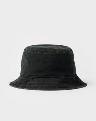 Mens Scream Reversible Bucket Hat in Black
