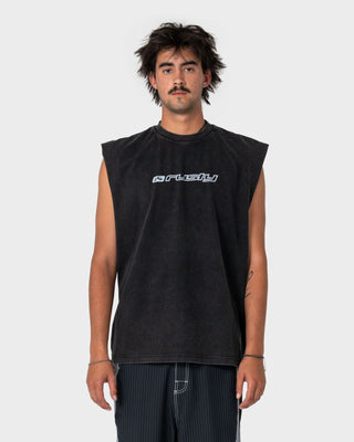 Man wearing Fragment Muscle in Black