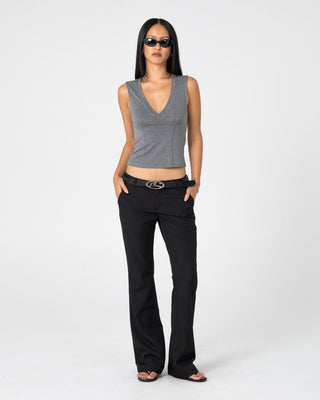 woman-wearing-finance-mummy-low-rise-suit-pant-in-black-2