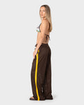 Rag Stripe Wide Leg Mesh Pant