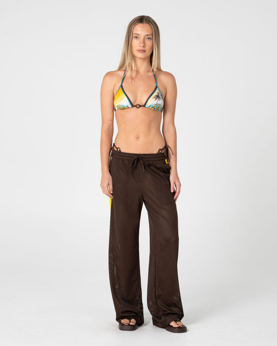 woman-wearing-rag-stripe-wide-leg-mesh-pant-in-java-amber