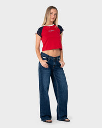 Suzy Straight Low Rise Jean