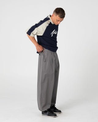 Man wearing Bullistic Elastic Pant in Steel