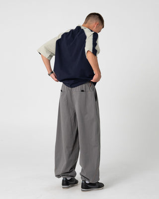 Man wearing Bullistic Elastic Pant in Steel
