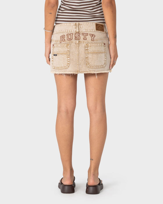 woman-wearing-roxxy-coffee-micro-mini-skirt-in-brown-stain