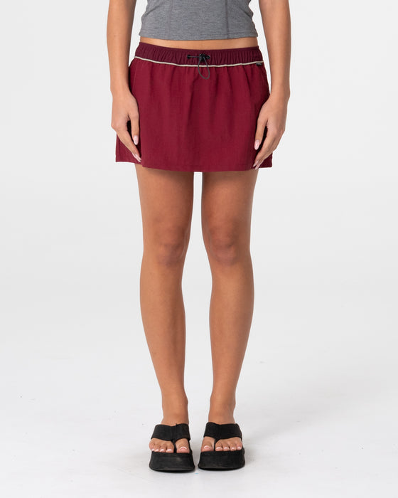 woman-wearing-breezy-wind-cheater-mini-skirt-in-cranberry
