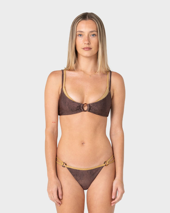 woman-wearing-viper-bralette-bikini-top-in-java-gold