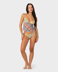 Check Moi Tankini Cami Top