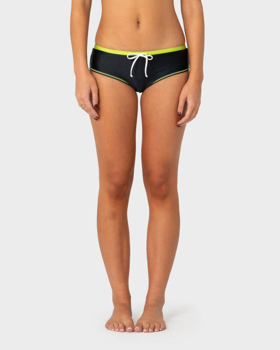 woman-wearing-voltron-booty-bikini-bottom-in-black-lime