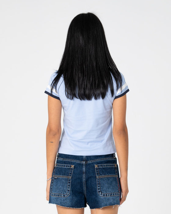 woman-wearing-billie-stripe-baby-tee-in-navy-blue