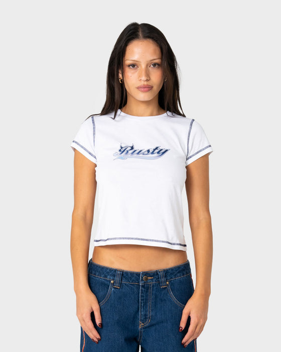 woman-wearing-horny-devil-baby-tee-in-white