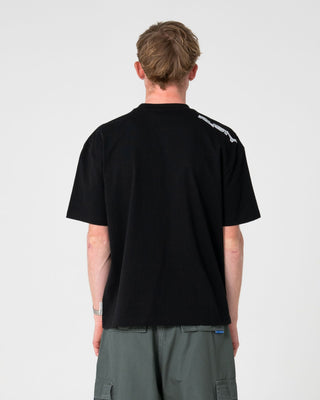 Man wearing Razor Short Sleeve Tee in Black