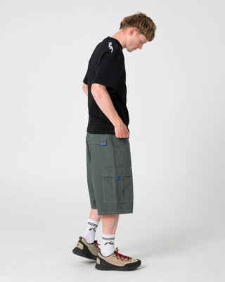 Man wearing Razor Short Sleeve Tee in Black
