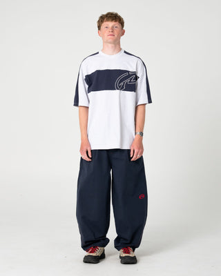 Man wearing Kill Switch Short Sleeve Tee in Ecru Marle
