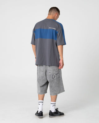Man wearing Kill Switch Short Sleeve Tee in Steel