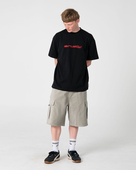 man-wearing-fragment-short-sleeve-tee-in-black