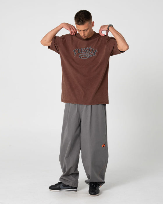 man-wearing-smacko-short-sleeve-tee-in-pinecone