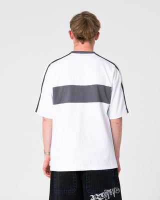 Man wearing Super Shaolin 3.0 Short Sleeve Tee in White