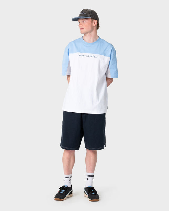 man-wearing-genetika-short-sleeve-tee-in-white