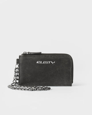 Womens Ember Card Holder in Stone Grey